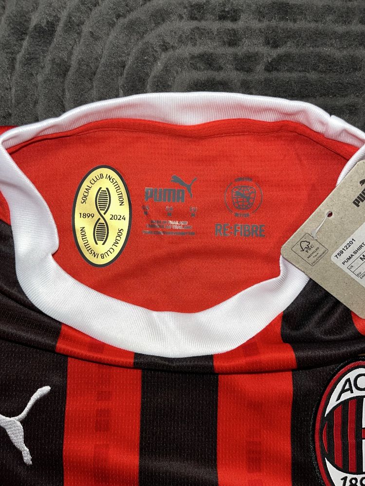 Koszulka i spodenki pilkarskie puma ac milan M nowe z metka