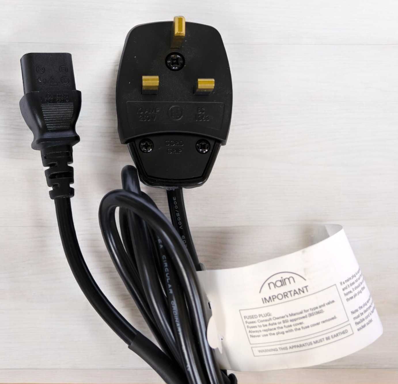 Kabel przewód zasilający UK Kema-Keur H05VV-F 3G 0,75mm2 brytyjski 10A