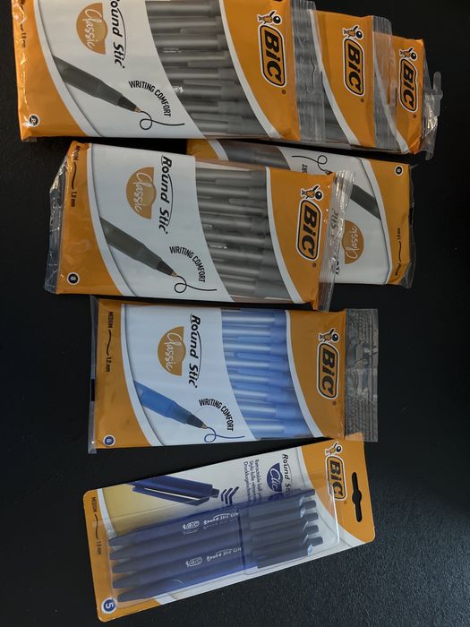 Dlugopisy firmy Bic. 7 paczek