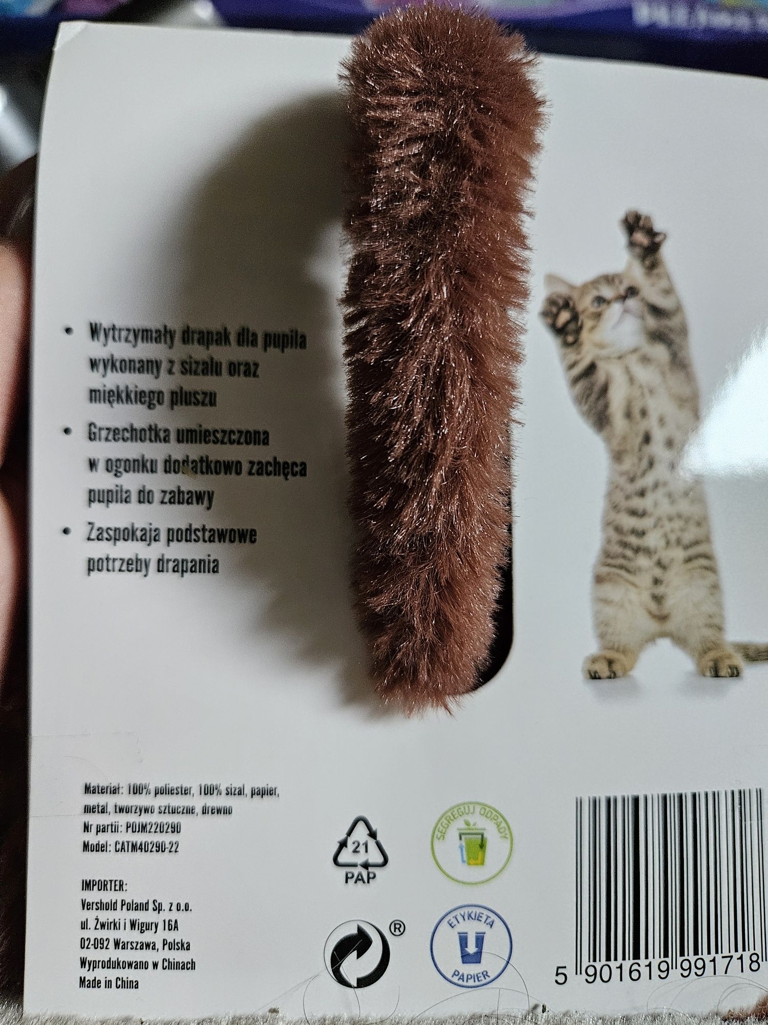 Koci drapak kitty dla kota