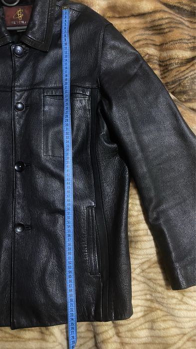 Пиджак кожаный