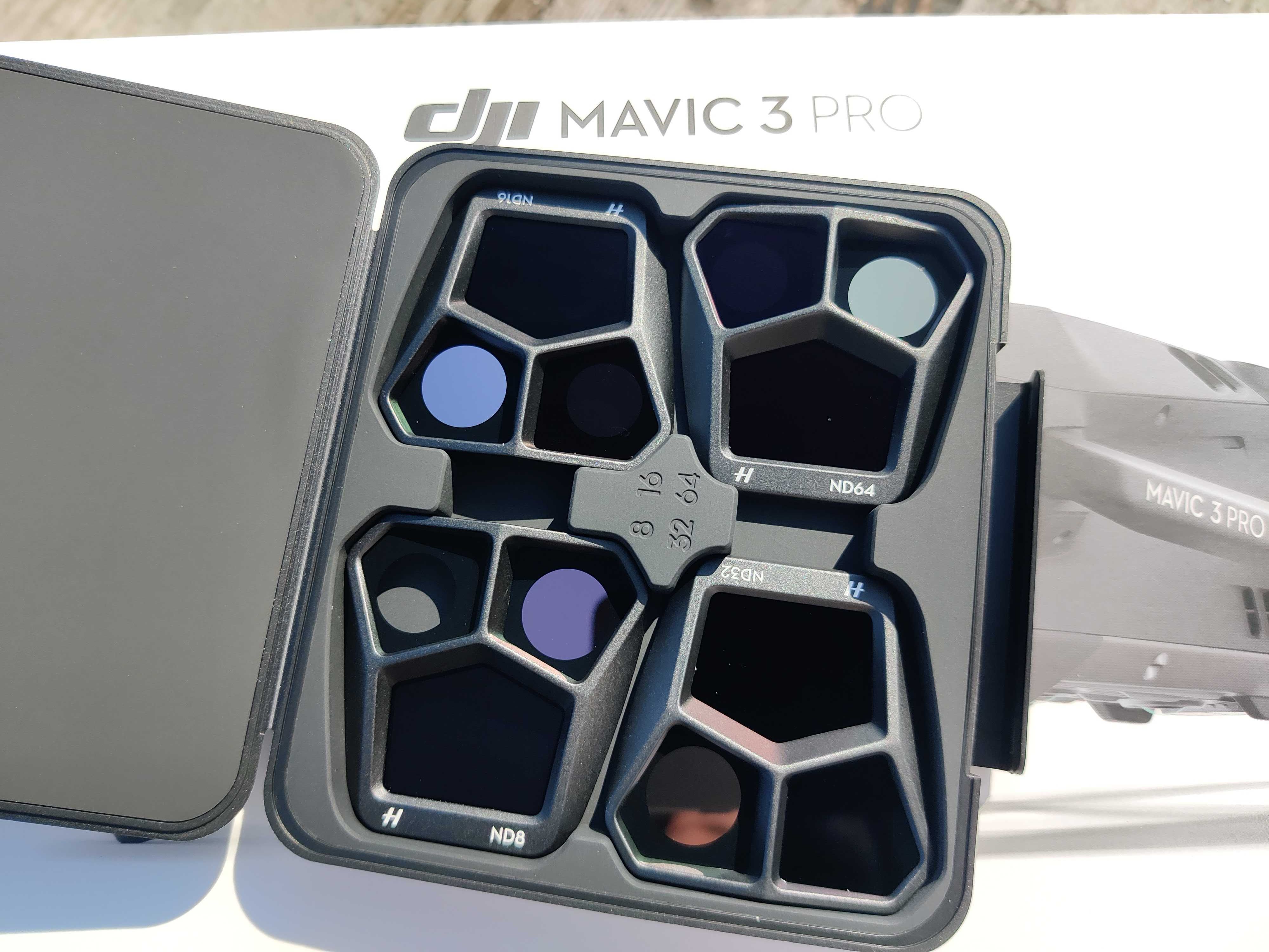 Скло фільтри для DJI Mavic 3 Pro ND Filters Set (ND8/16/32/64) стекло