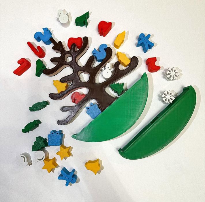 Розвичаюча іграшка-балансир новорічна ялинка