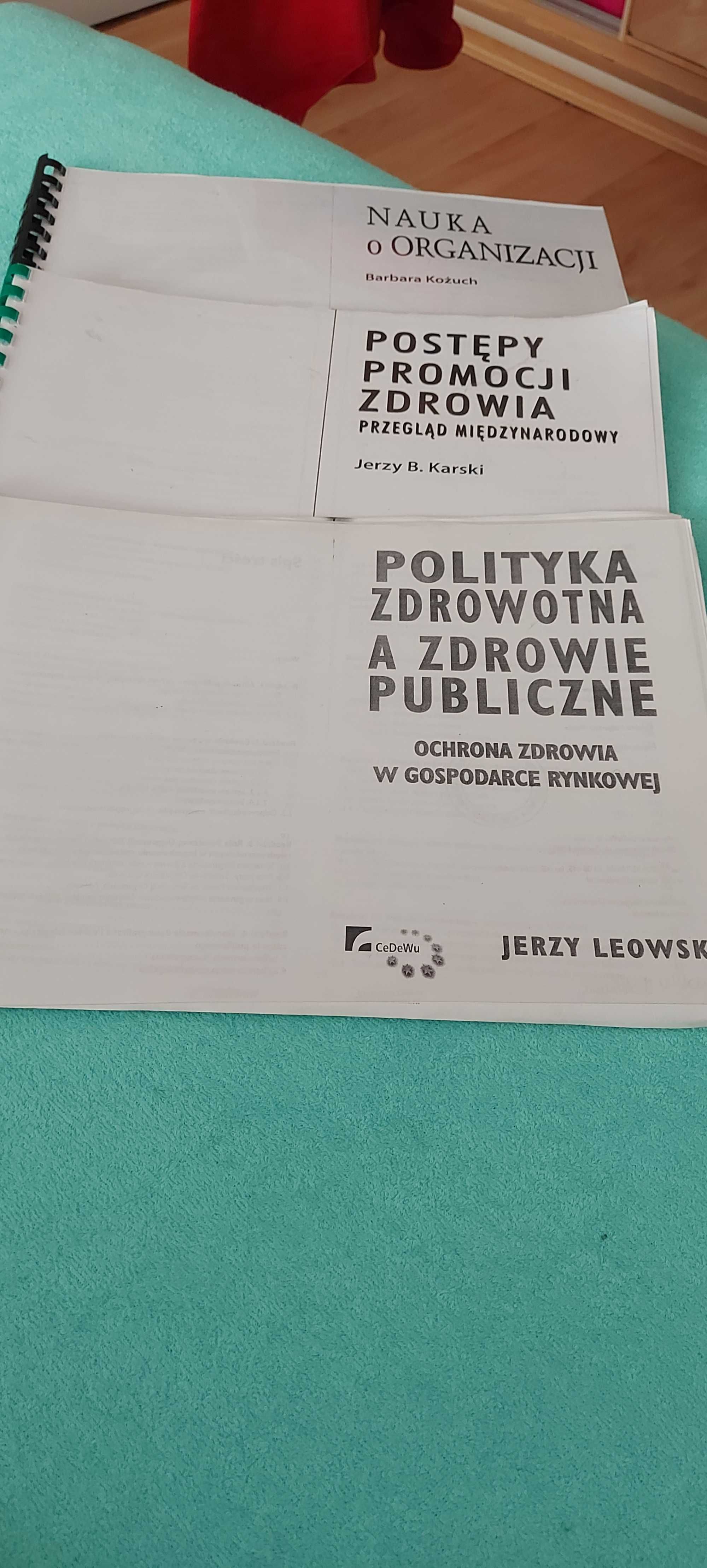 Oddam książki drukowane ze studiow zdrowie publiczne