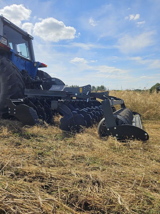 RABATY !  Brona talerzowa ciężka 2.5 do 4.5 m Wał rura , płaskownik  !