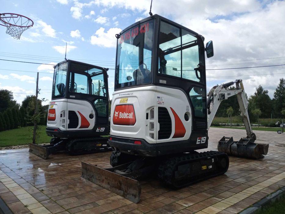 Wynajem Wypożyczalnia Mini Koparka Rębak Zagęszczarka 500kg Ładowarka