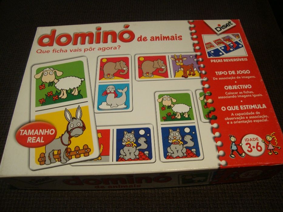 Jogo Tabuleiro Dominó infantil