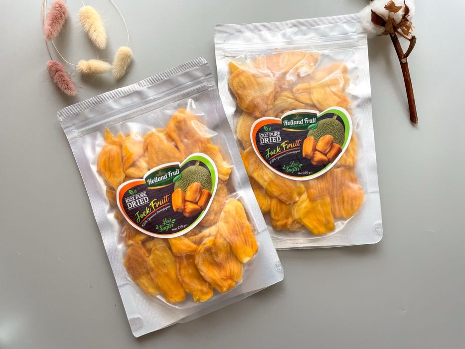 Джекфрут сушений без цукру. Екзотичні фрукти 250 г. Натуральні