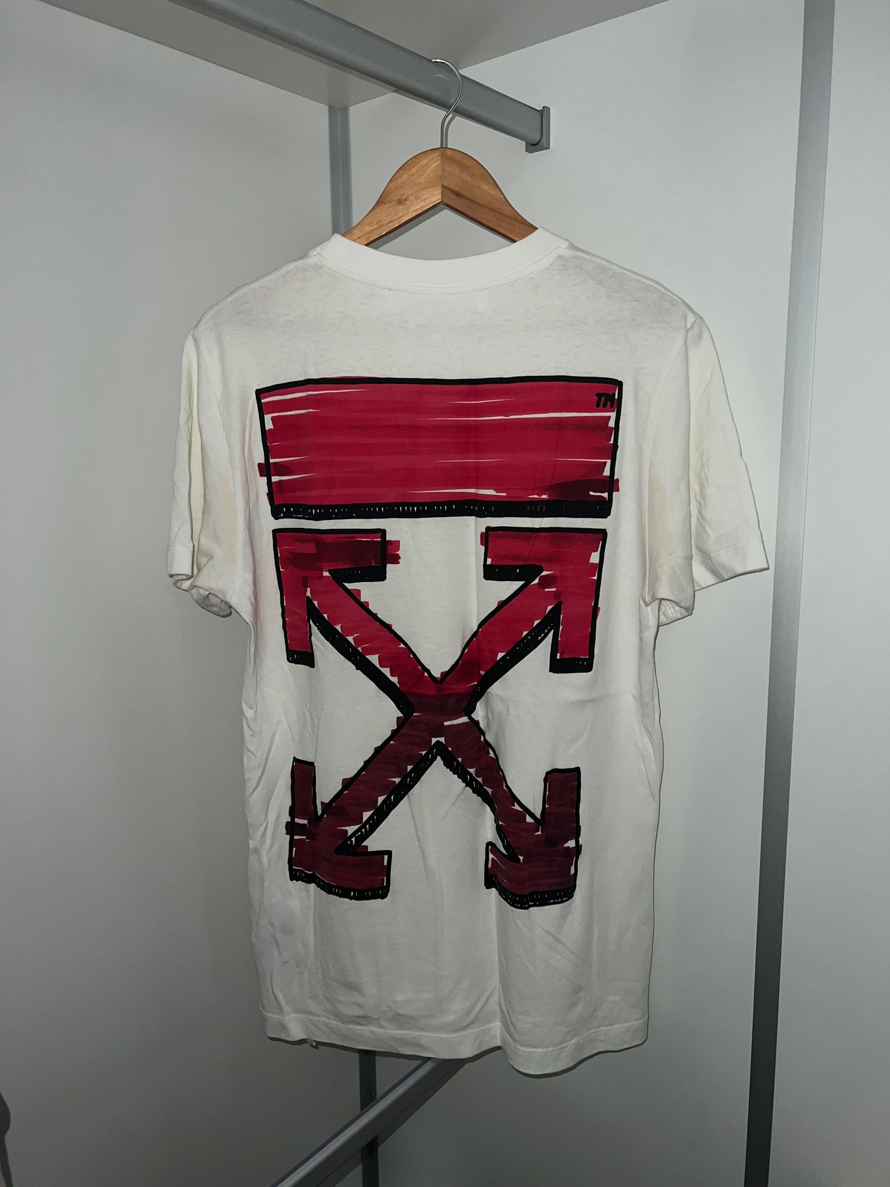 T-shirt Off White Red Arrow