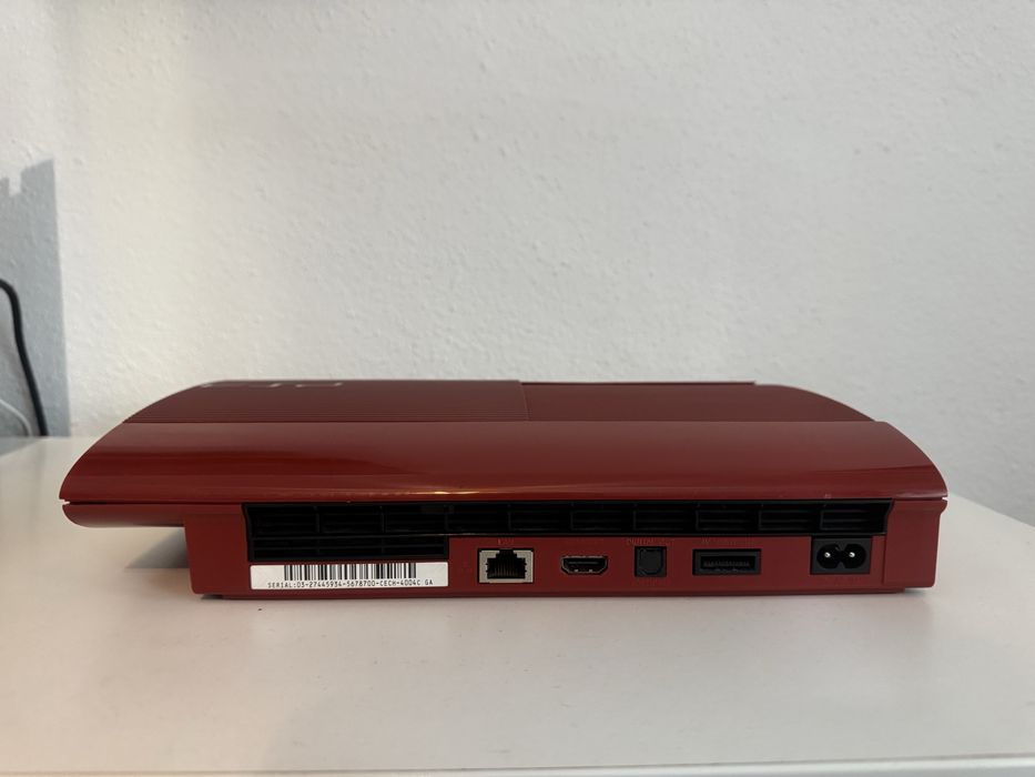 PS3 Super Slim 80gb Edição Red