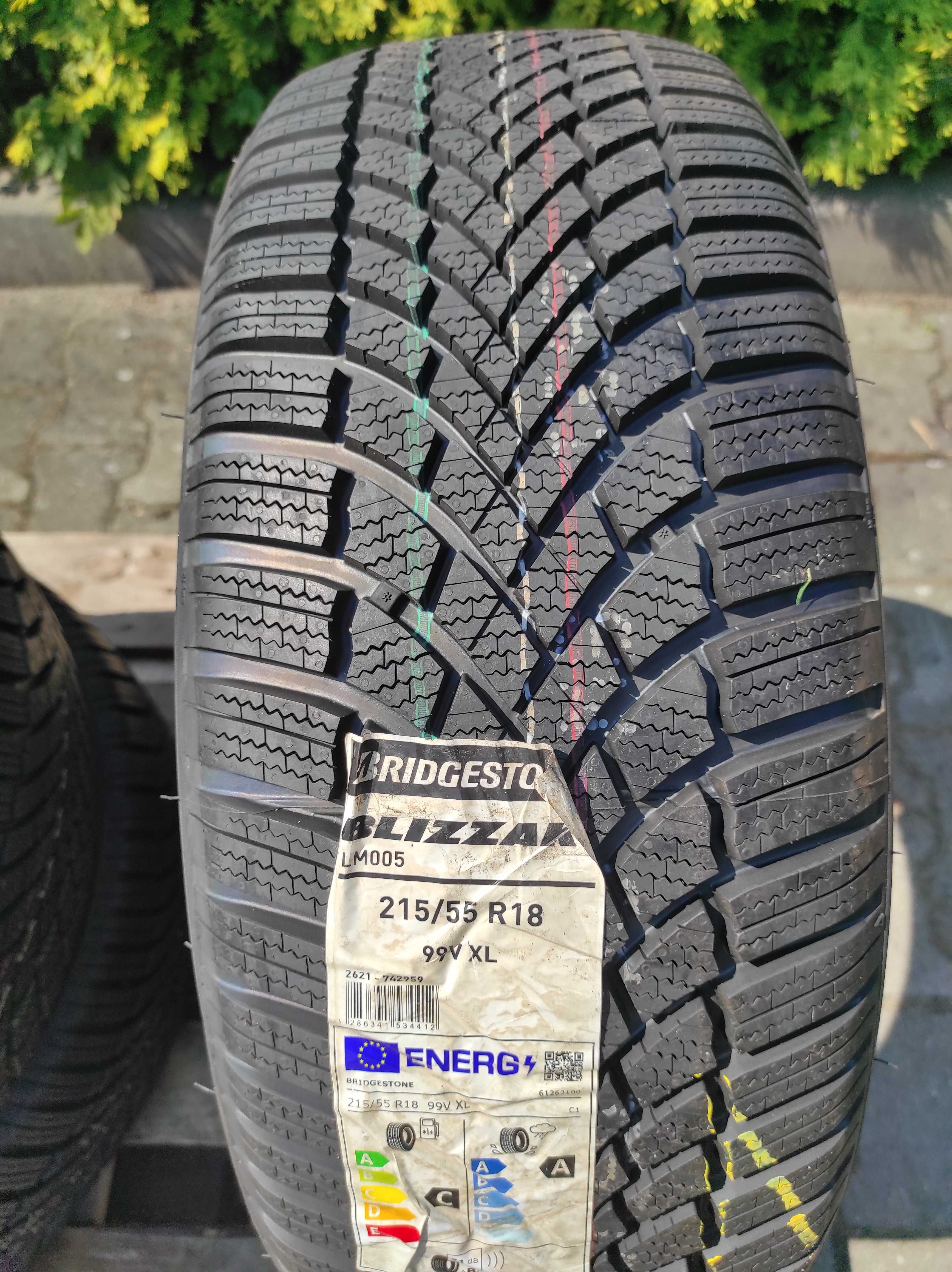 NOWE zimowe 4szt 215/55 R18 XL Bridgestone Blizzak LM005 WYSYŁKA
