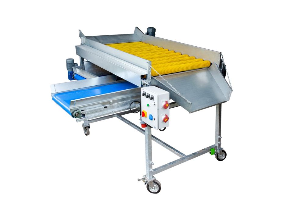 Sortownik spiralny, rolkowy do: ziemniaków, buraków, cebuli, ogórków