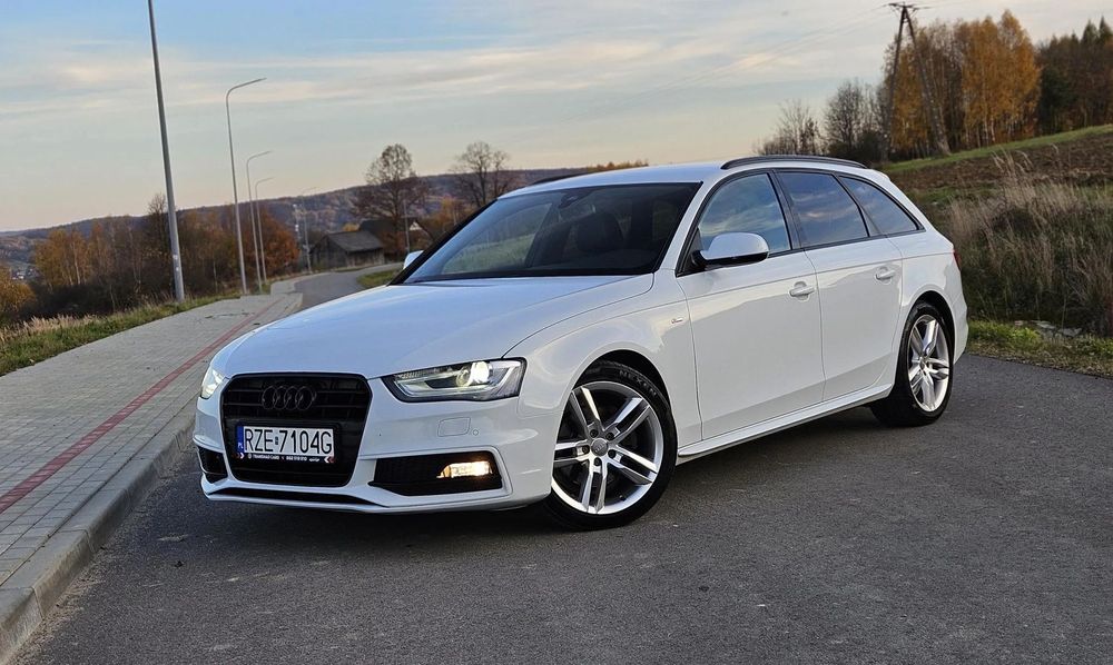 Audi A4 Avant 2.0 TDI 190KM / S-LINE / Asystent / Kamera / Serwis / Piękna / Zobacz!