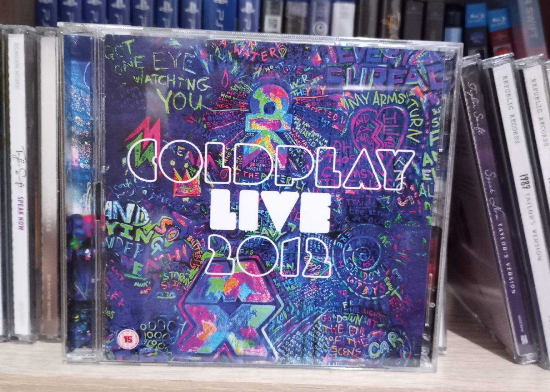 Coldplay CD dvd live 2012 muzyką koncert