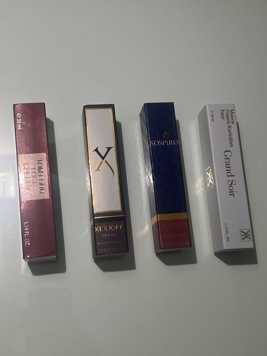 perfume xerjoff, grand soir, diapason, tom ford