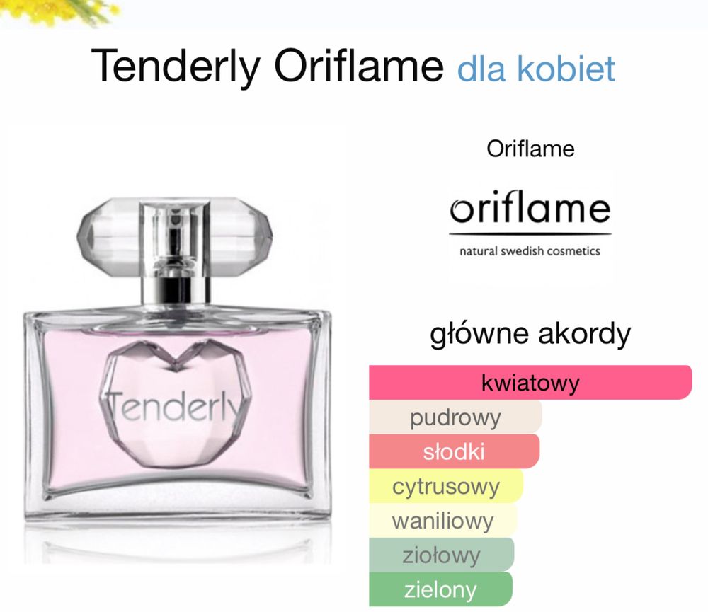 Perfumy Tenderly Oriflame UNIKAT
