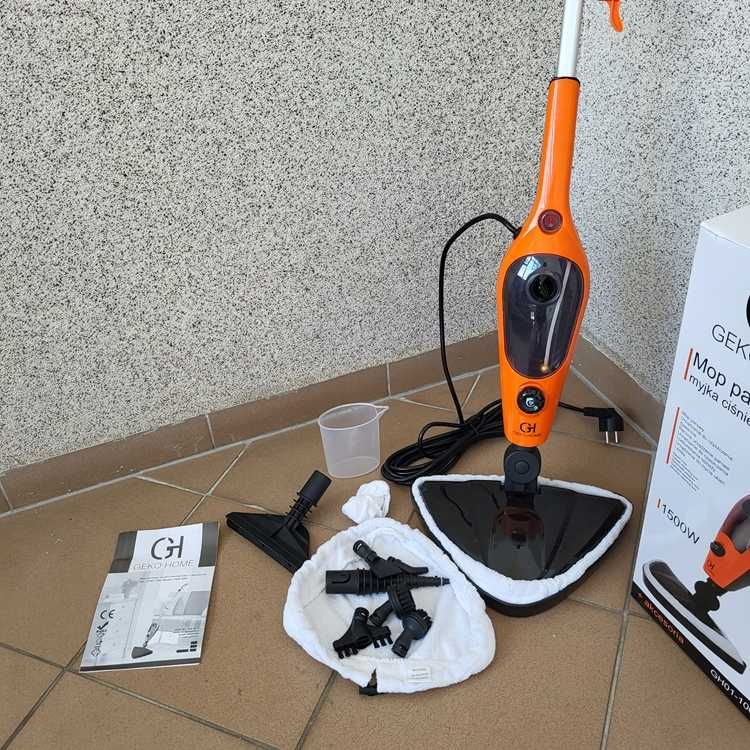 Mop Parowy 1500W Lekki + Wyposażenie