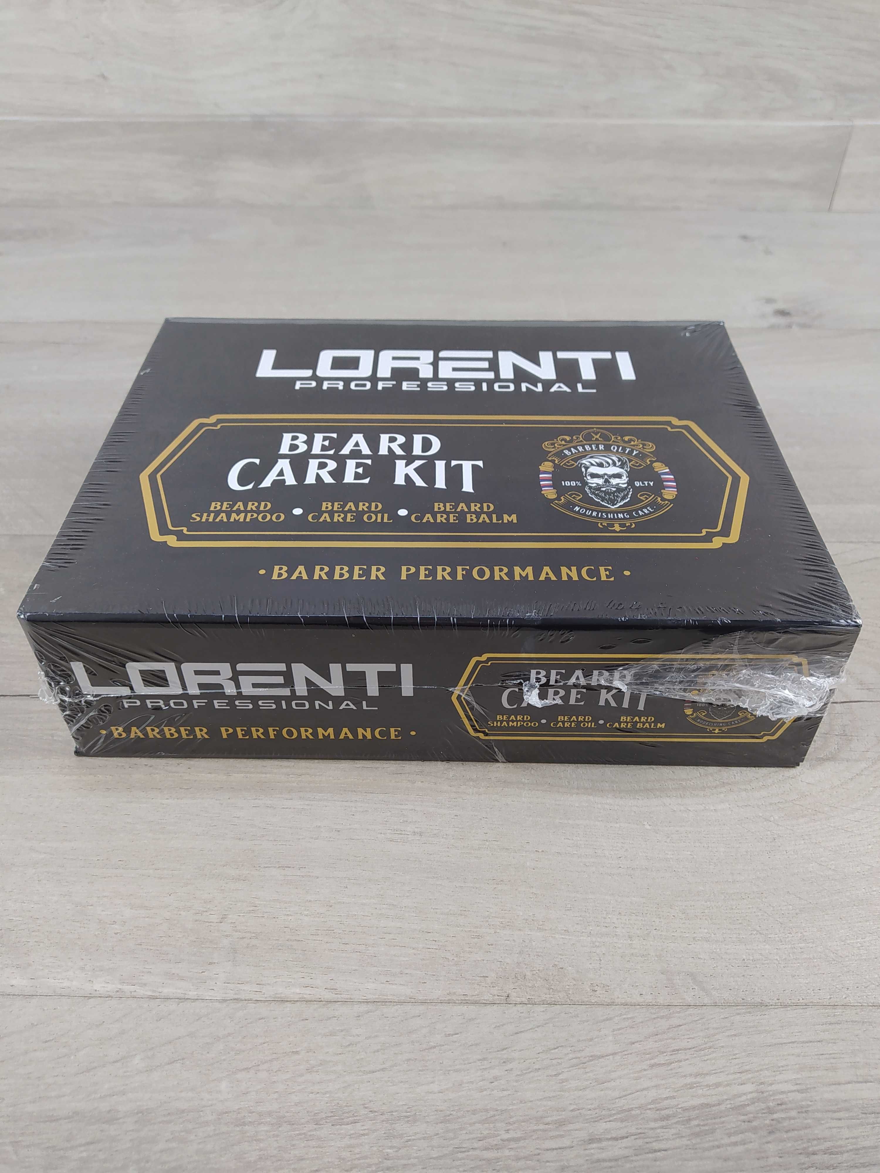 LORENTI Professional Zestaw do pielęgnacji brody Szampon Olejek Balsam