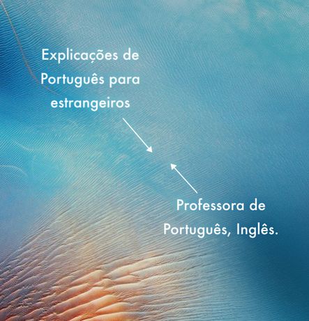 Explicações de Português para estrangeiros, emigrantes. MENSAGEM.