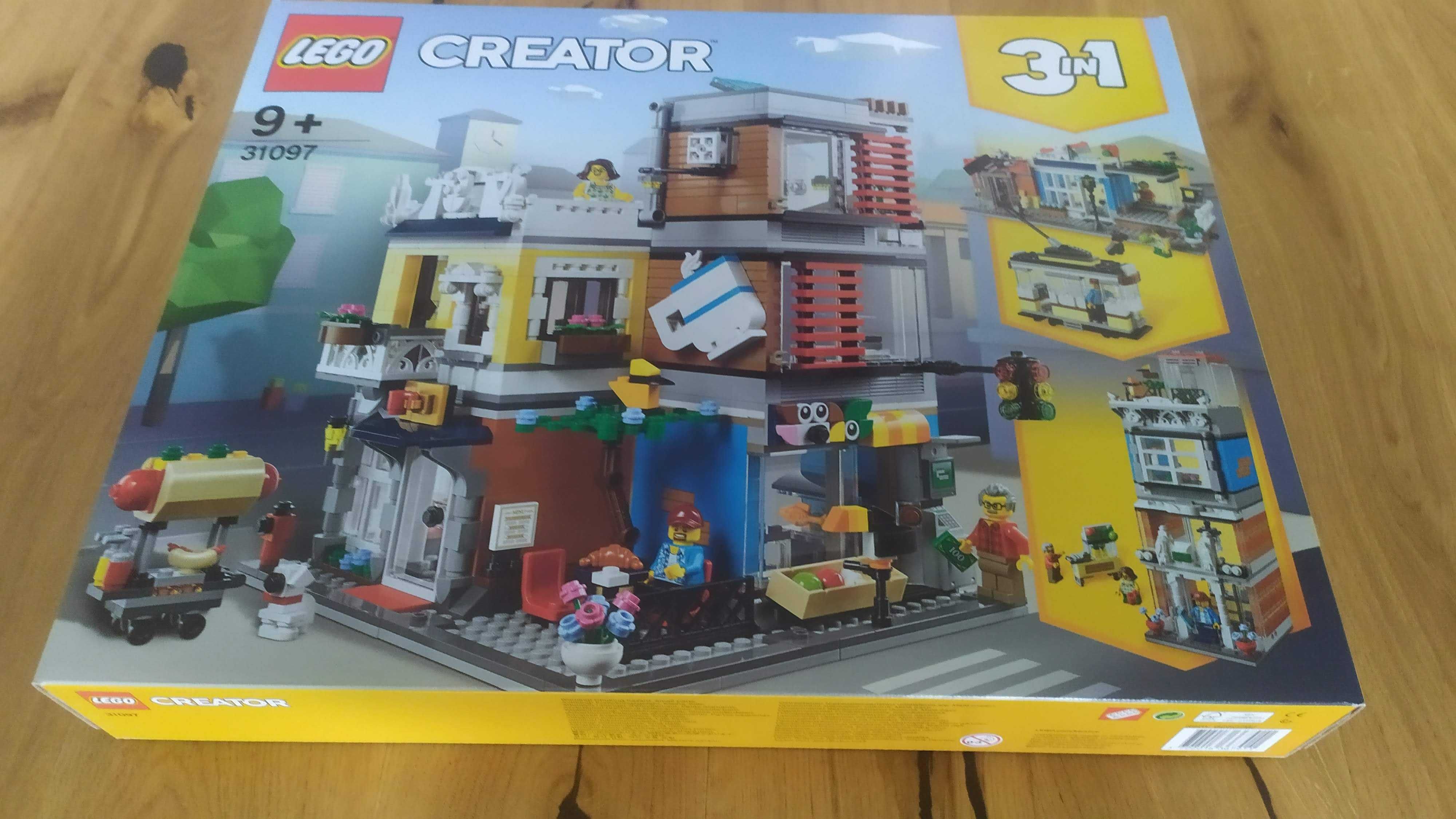 LEGO Creator 3 w 1 31097 - Sklep zoologiczny i kawiarenka - NOWY