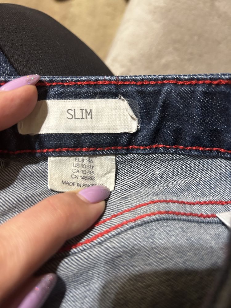 Spodnie jeansowe H&M rozm 146