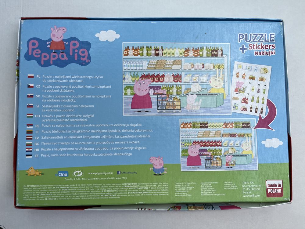 Puzzle Świnka Peppa 35  Trefl