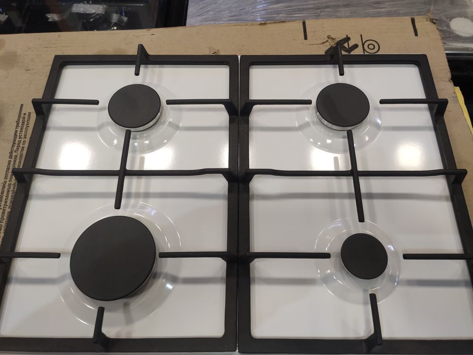 Варочная газовая поверхность AMICA PG 65KWPR  Польша Белая