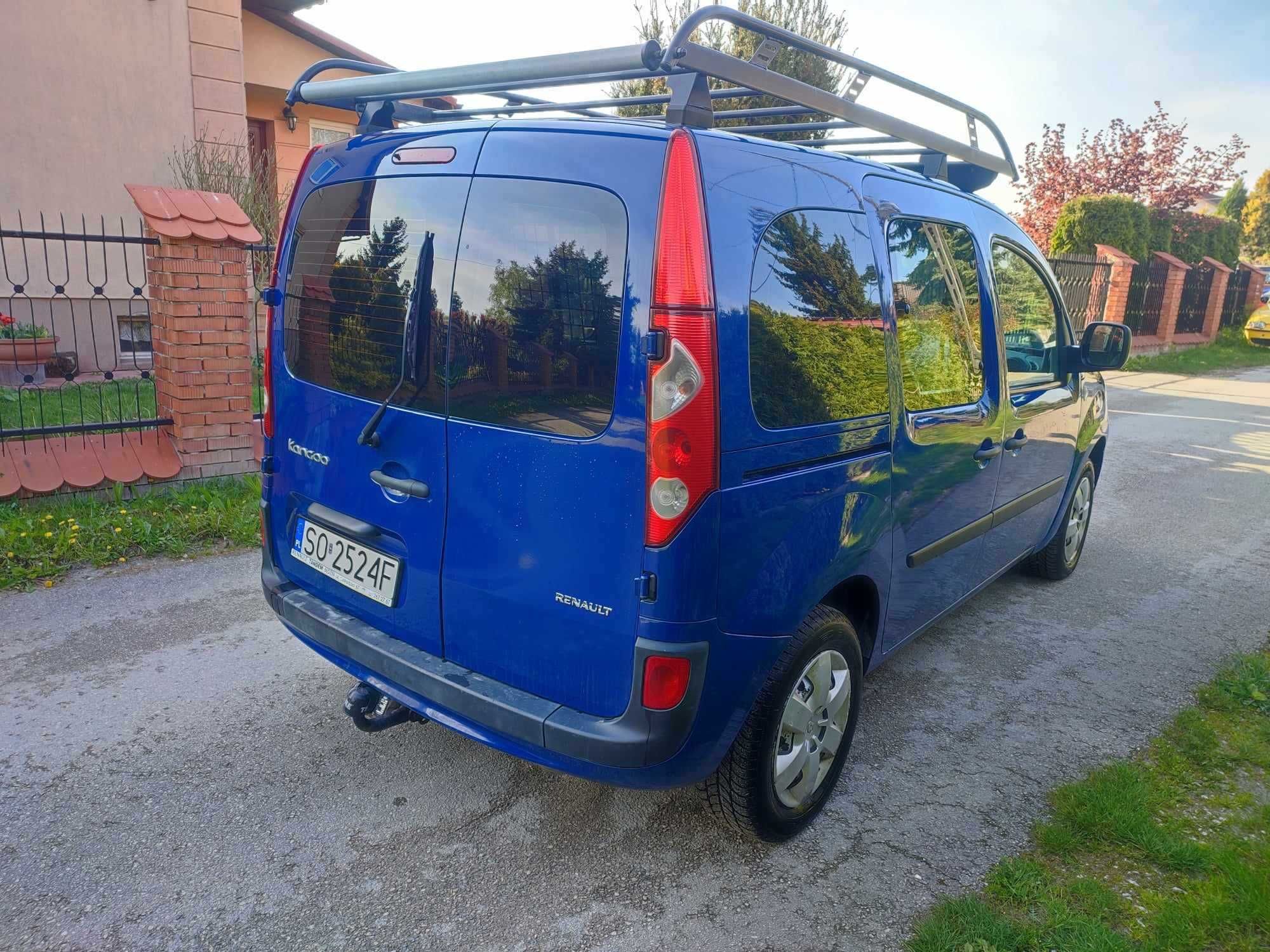 Renault Kangoo II 2010 1.6 benzyna 105KM Kratka Klima Bagażnik dachowy