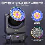 2 szt. 19 LED 285W oswietlenie estradowe, RGBW 4