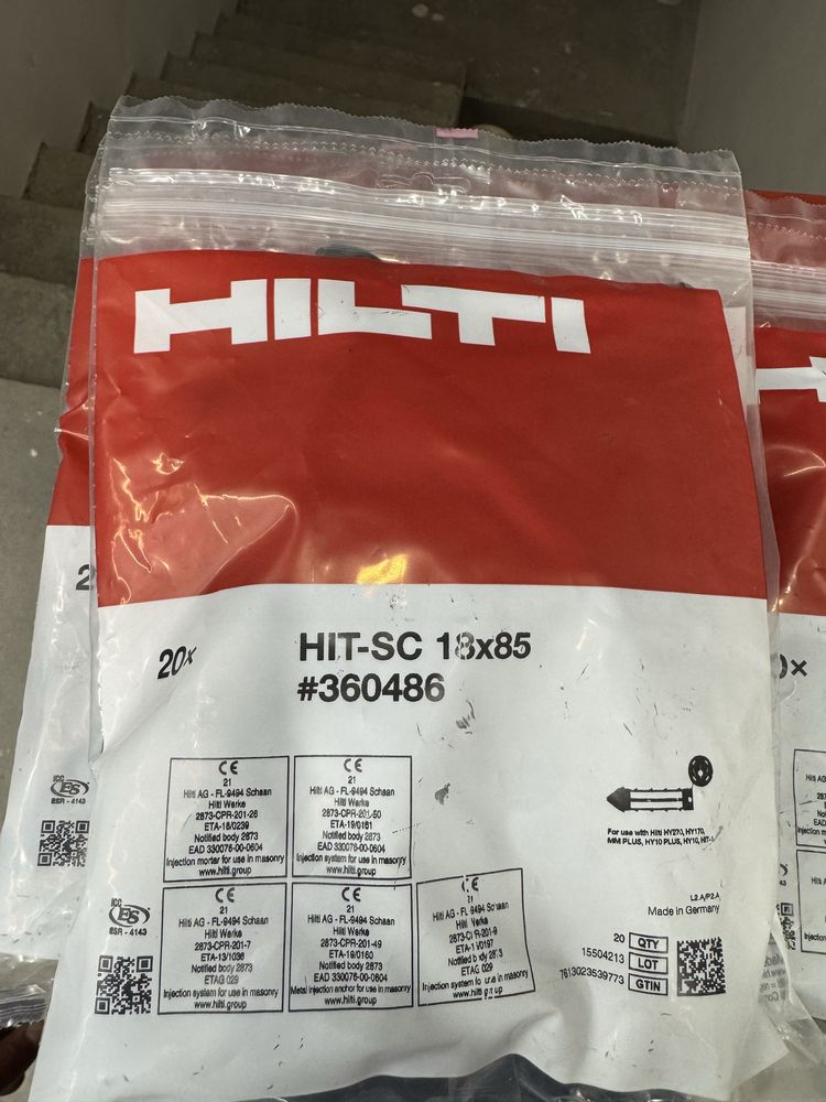 Tuleja siatkowa, Hilti HIT-SC 18x85