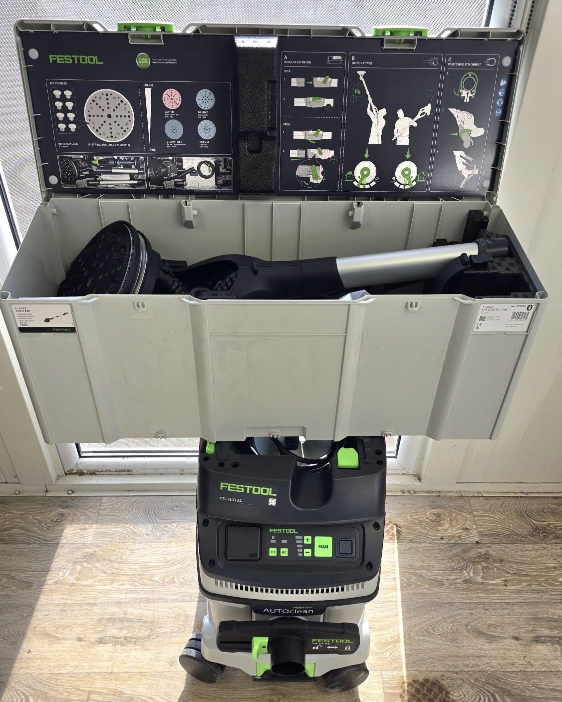WYNAJEM Szlifierka do gładzi Festool Planex 2 /Odkurzacz Festool CTL36