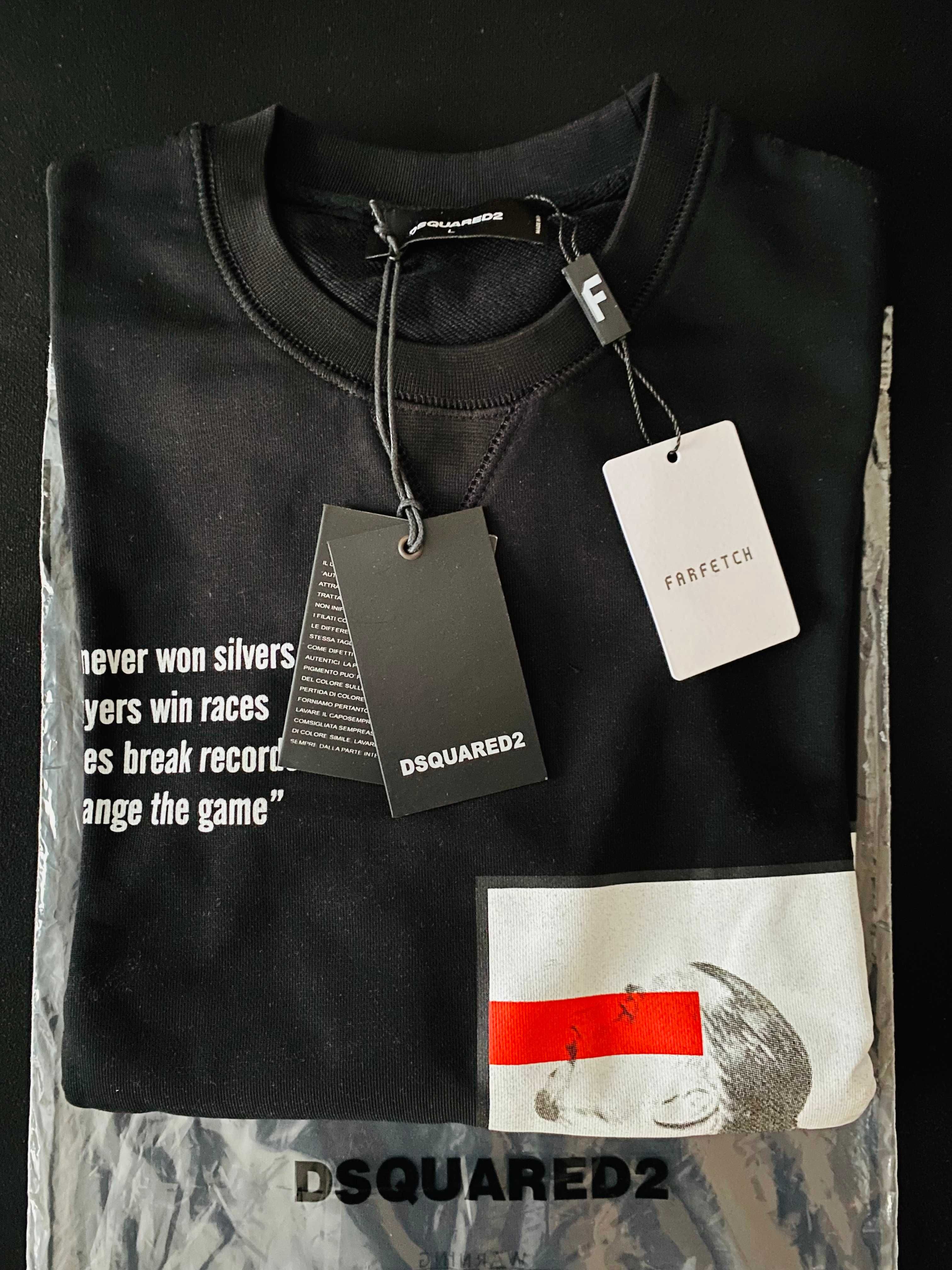Dsquared2 Ibrahimović D2XIBRA Bluza Oryginał L