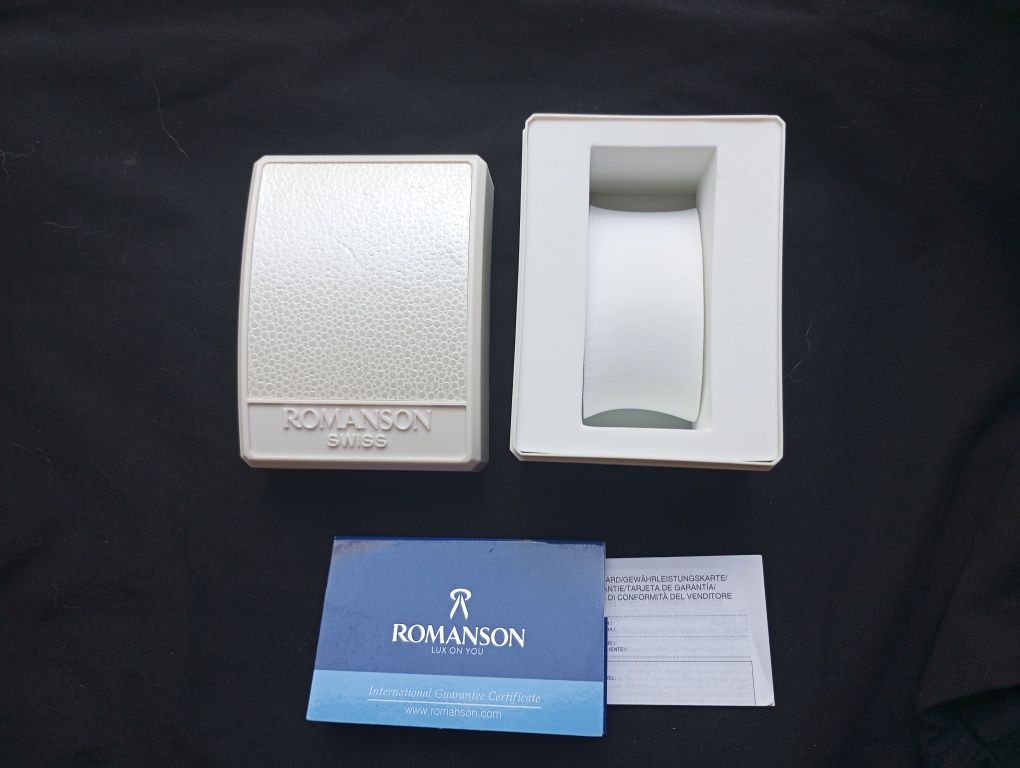 Коробка футляр для часов Romanson упаковка оригинал Швейцария