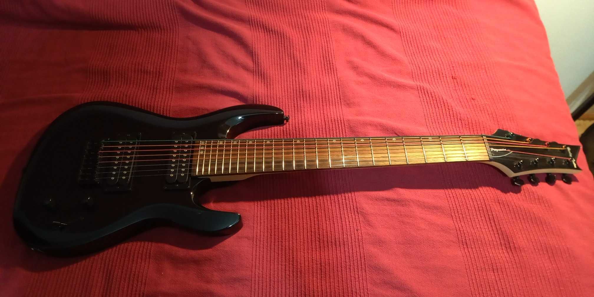 Gitara elektryczna 8-strunowa Harley Benton R 458 BK Progressiv Series