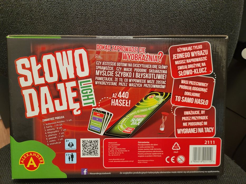 Gra edukacyjna" Słowo Daję"