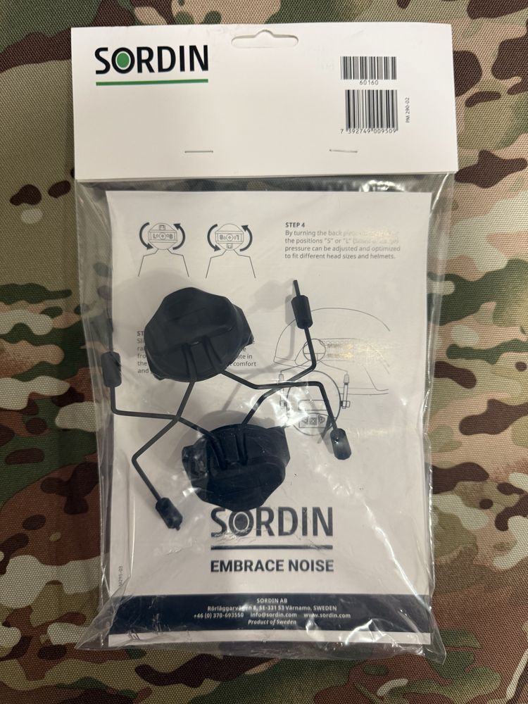 Кріплення на шолом для MSA Sordin Original‼️ ARC Helmet Rail Adapter