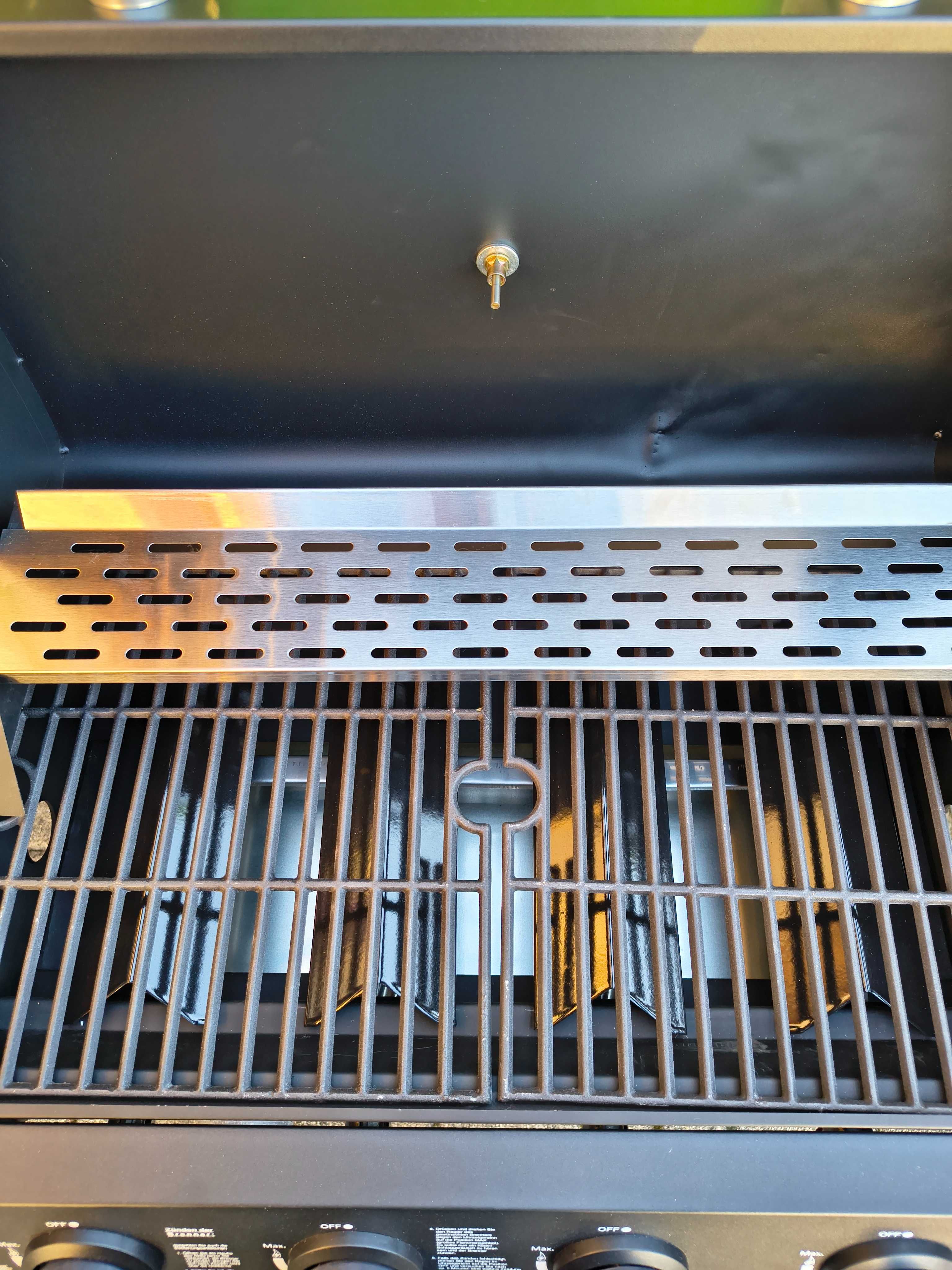 GRILL GAZOWY EL FUEGO SAN JOSE 4 palniki żeliwne ruszta reduktor !