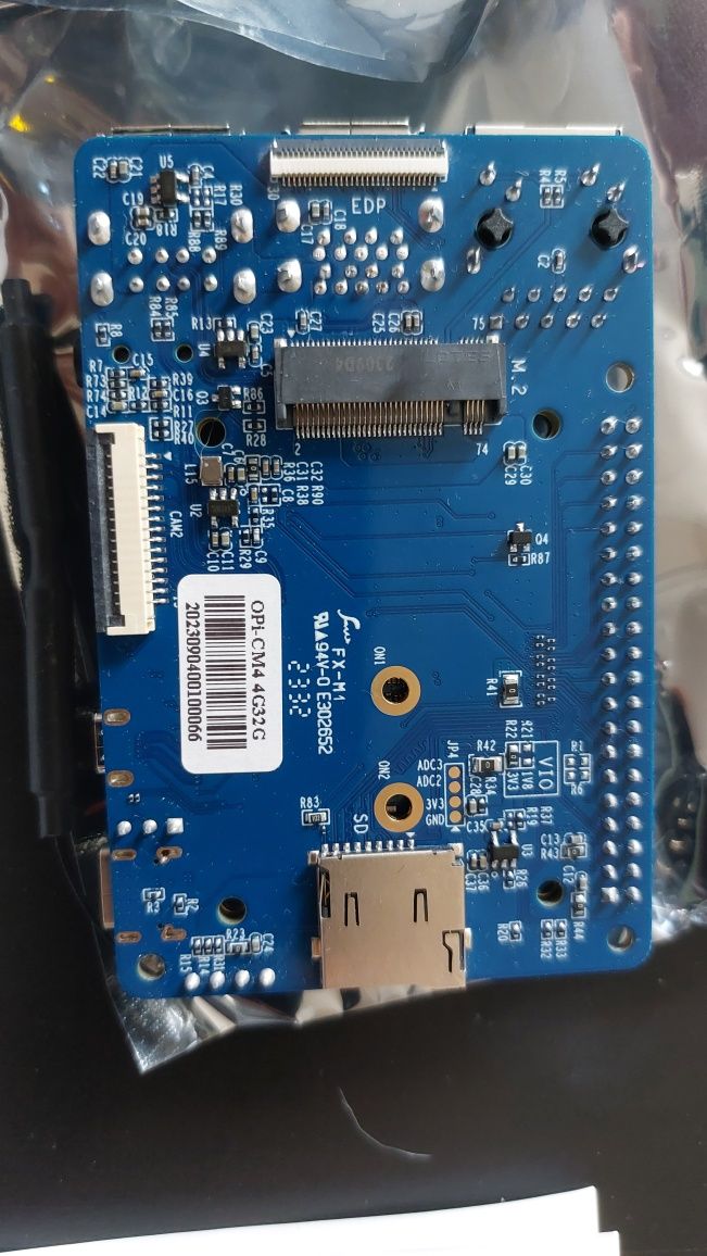 Andrioid tv pilot zasilacz orange pi CM4 4GB ram 32GB emmc
