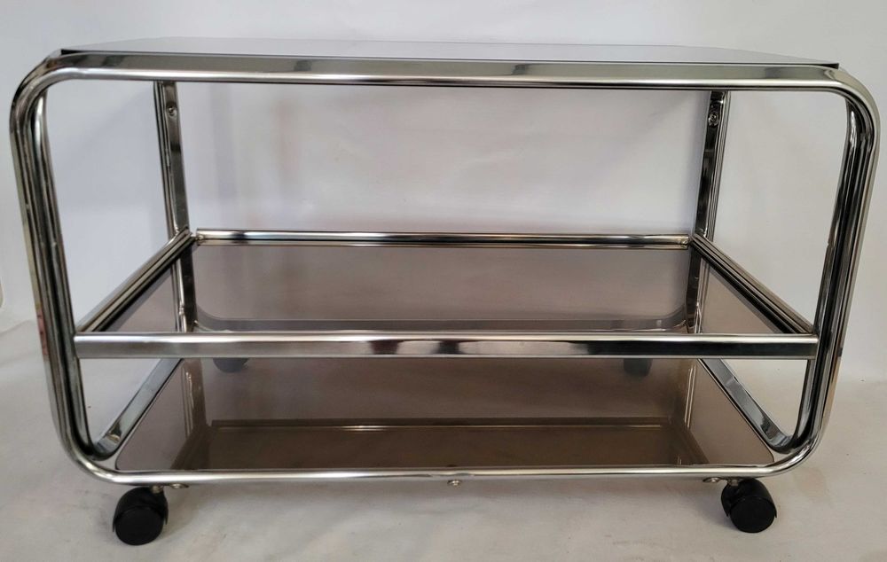 bauhaus stolik chromowany Huwa-Spiegel Pasol 88x45 h 55