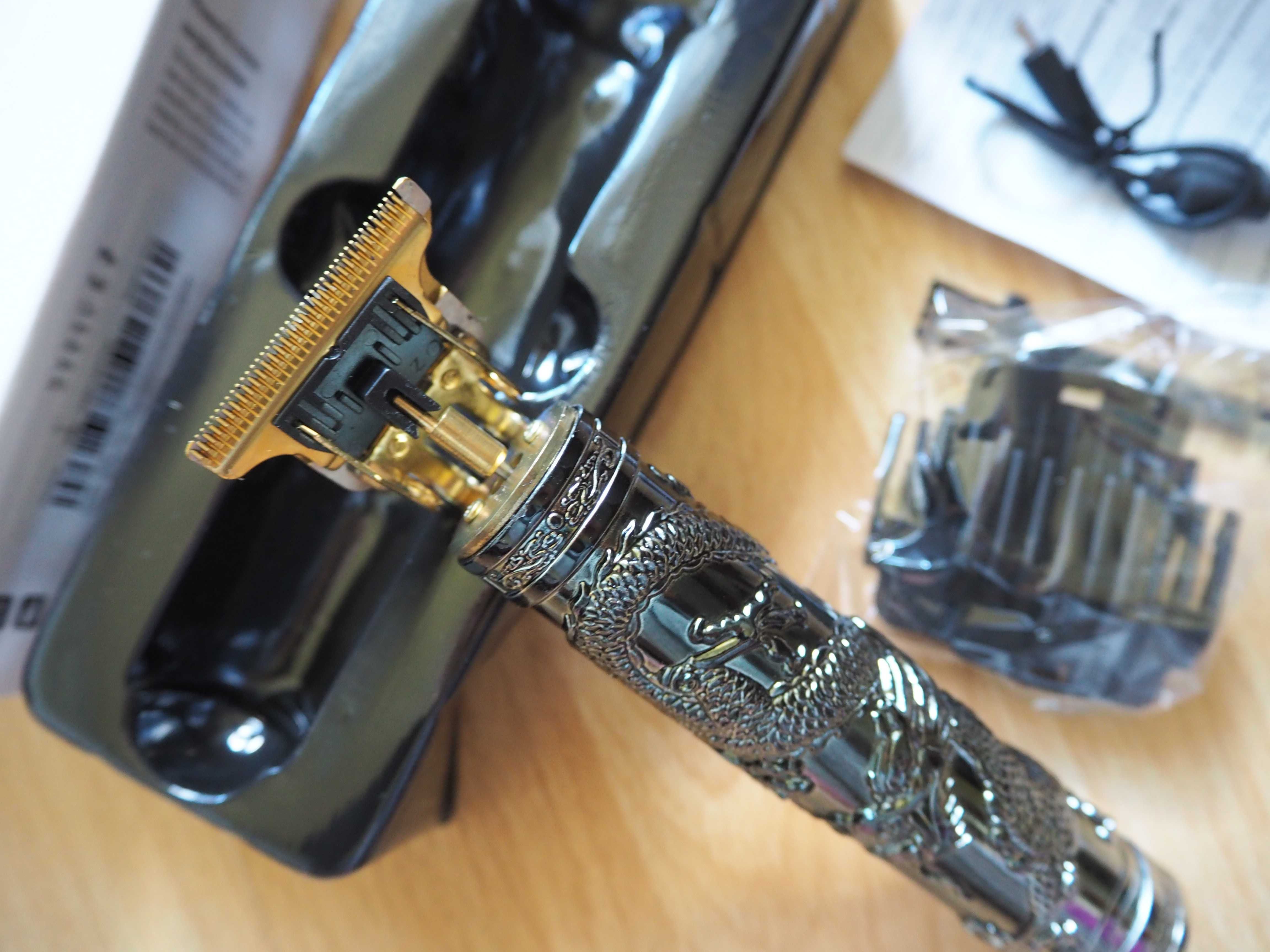 Elektryczna maszynka do strzyżenia golarka Trymer barber - usb