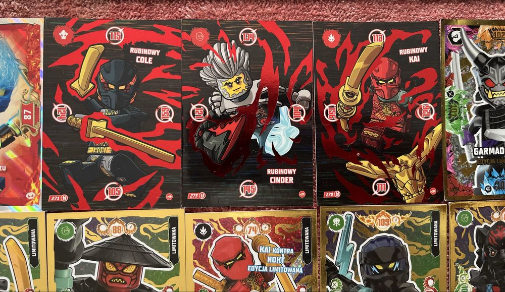 79 kart Lego Ninjago, Rubinowy Kai