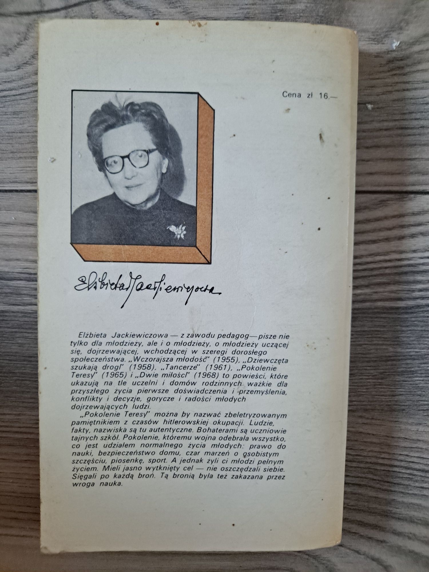 ,,Pokolenie Teresy" - Elżbieta Jackiewiczowa