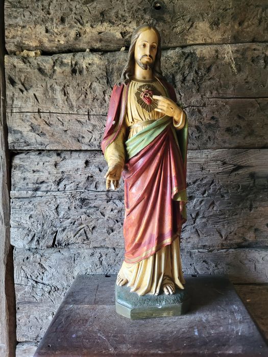 Duża figura 52 cm Pan Jezus Najświętsze Serce