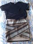 Saia Bershka - tamanho M