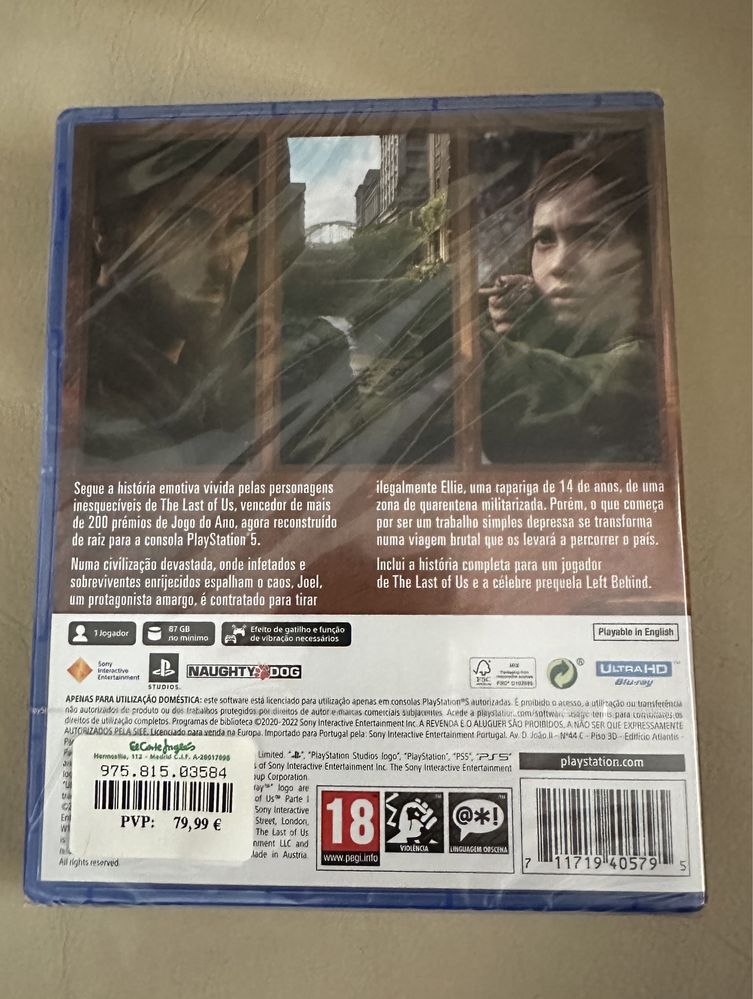 The Last Of Us Parte 1 | Novo | PS5