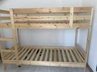 Cama ikea pinho mel