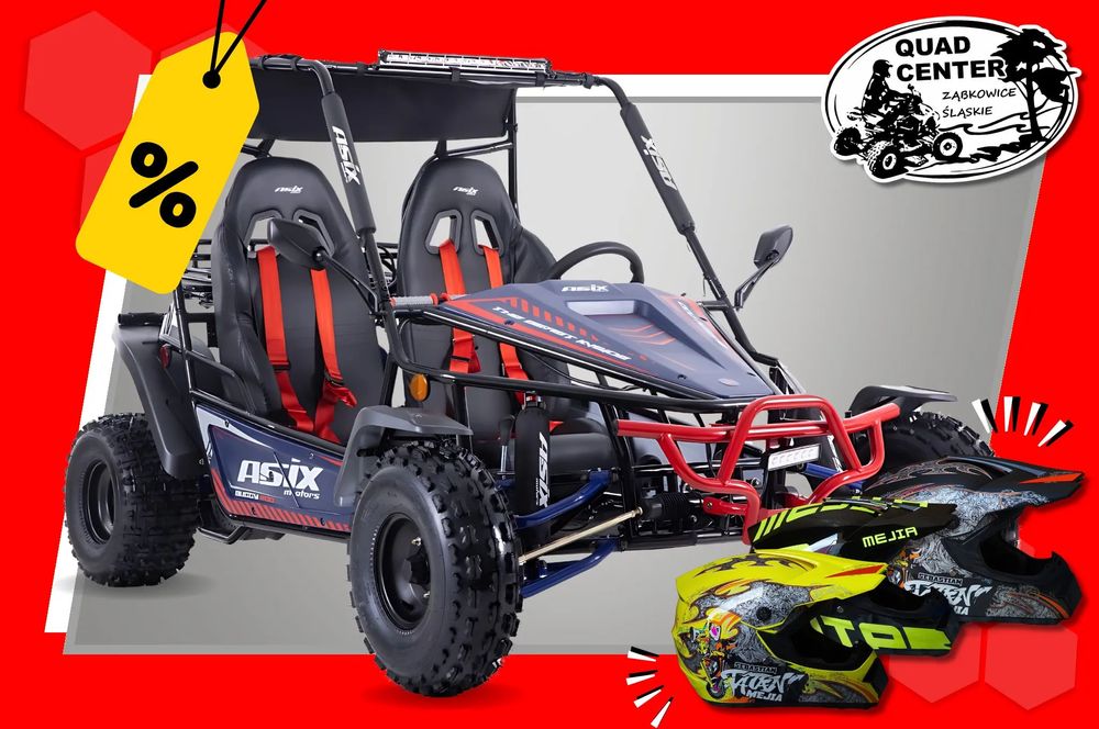 ASIX Inny Buggy Gokart UTV 200cc ASIX AUTOMAT El. Start Wsteczny Halogen LED