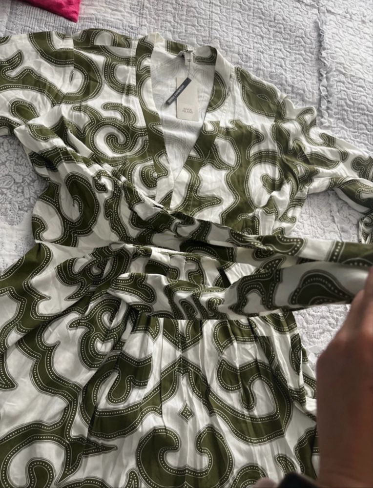 Nowa sukienka damska kimono River Island XL 100% wiskoza