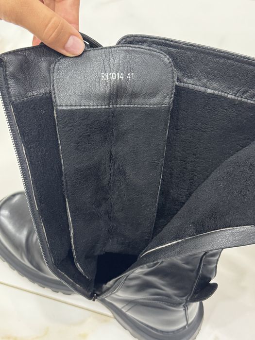 Берцы женские, экокожа, 41 размер, длина стельки 26 см. Демисезонные.