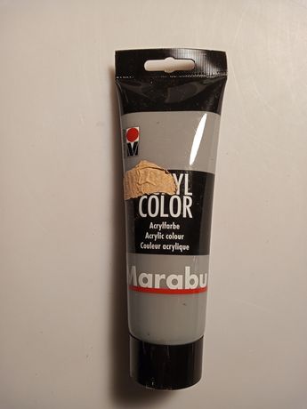Marabu - farba akrylowa ciemnoszara.